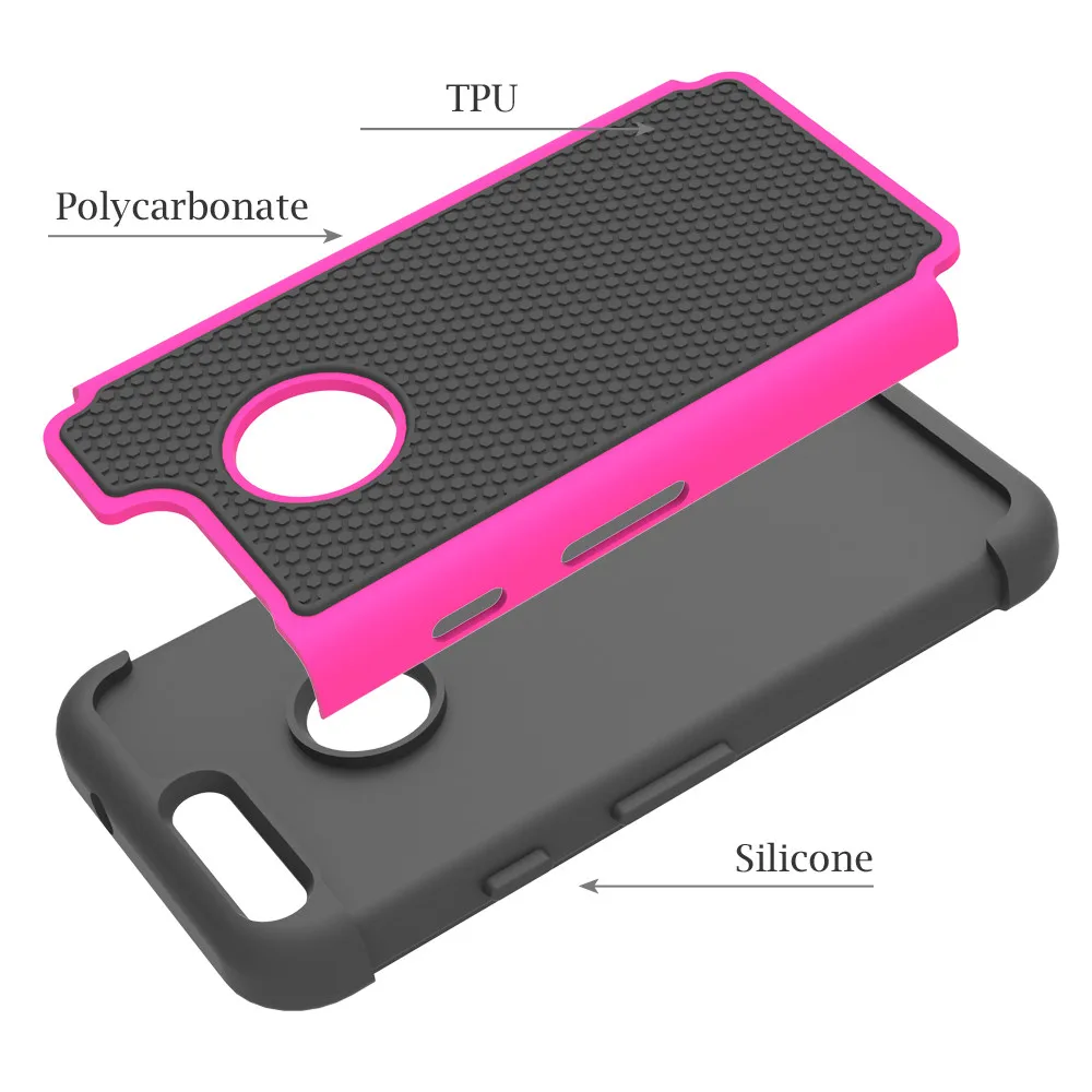 

Fashion Hard Soft Rubber Impact Armor Protective phone case new Hybrid over case light weight case For Google Pixel W2100#P4