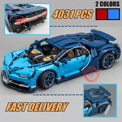 Новая модель 4031 шт. Technic серии красный синий приспособление для автомобиля technic city Racing Car Building Block kid diy игрушки подарок