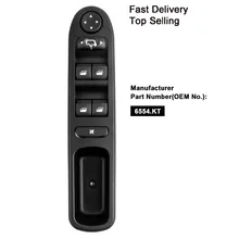 6554.KT Master Power Window Switch For Peugeot 307 CC 2003-2008 307 SW 2002-2014 6554.KT Master Power Window Switch For Peugeot 307 CC 2003-2008 307 SW 2002-2014