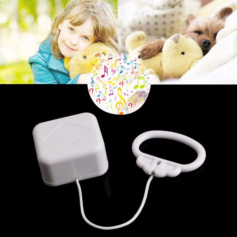 

High Quality White Baby Bed Bell Pull String Cord Music Box Kids Toy Random Songs Baby Rattles & Mobiles