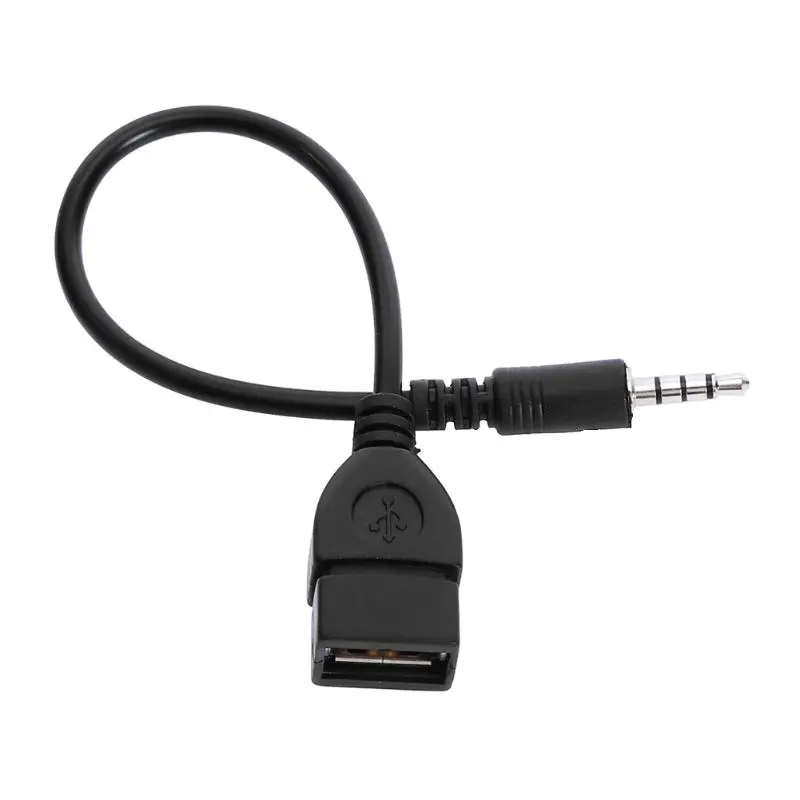 3 5 мм штекер Джек &quotпапа&quot в USB &quotМама&quot 2 0 женский автомобильный AUX звук стерео