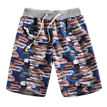 Летние повседневные шорты мужские брюки мужские камуфляжные Модные Повседневные в этническом стиле свободные льняные пляжные шорты 4,6