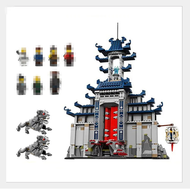 

1501pcs lepin 06058 Movie Temple of The Ultimate Weapon Building Blocks bricks DIY Toys Boy Game Team Castle Compatible 70617