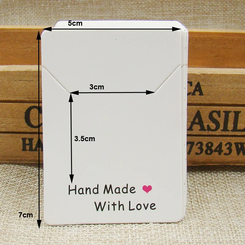 100Pc various design jewelry necklace paper package card DIY handmade flower/marbling/sweet love charms pendant dispaly tag card