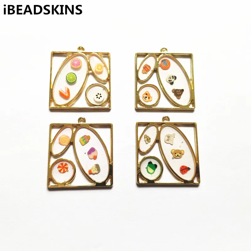 

New arrival! 34X31mm 50pcs square-shape charm for Stud earring,earrings accessories,Earring parts,hand Made Jewelry DIY