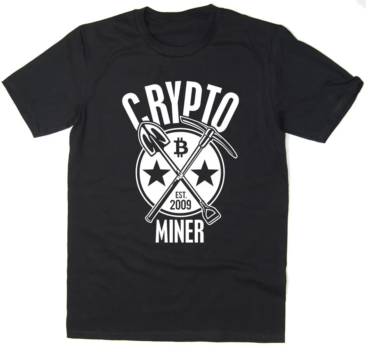 2019 Hot sale Free shipping Crypto Miner T-Shirt - BTC ETH LTC Cryptocurrency Bitcoin - 6 colours 2019 Hot sale Free shipping Crypto Miner T-Shirt - BTC ETH LTC Cryptocurrency Bitcoin - 6 colours