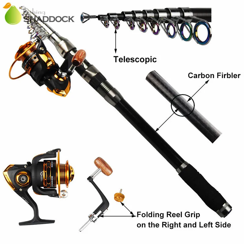 2.1/2.4/2.7/3/3.6m Carbon Fiber Telescope Baitcasting Fishing Rod Casting Spinning Fishing Rod Reel Bag Set Fishing Tackle Combo 2.1/2.4/2.7/3/3.6m Carbon Fiber Telescope Baitcasting Fishing Rod Casting Spinning Fishing Rod Reel Bag Set Fishing Tackle Combo