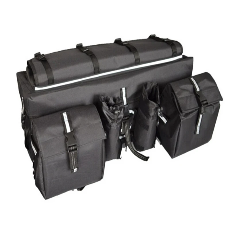 ATV rear cargo bag Rear Rack Soft Luggage Storage bag-in Top Cases from Automobiles ...
