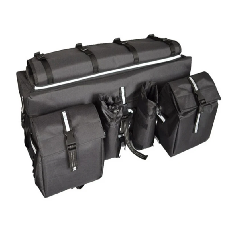 ATV rear cargo bag Rear Rack Soft Luggage Storage bagin Top Cases from