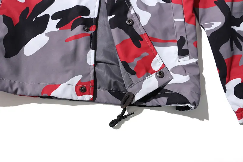 Color Camo Windbreaker Coaches Jackets 13