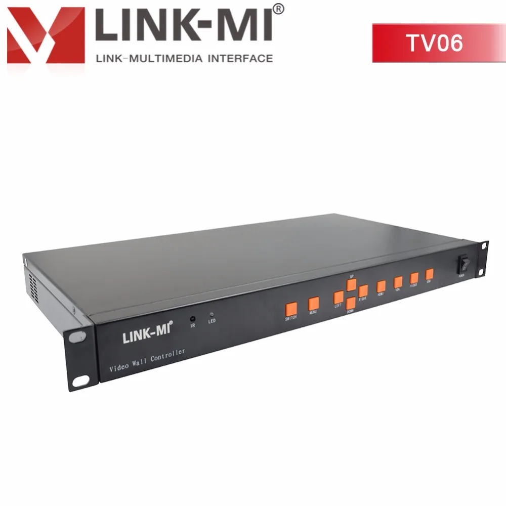 Настенный видеоконтроллер LINK MI 2x3 HDMI процессор с 6 строчками изображений