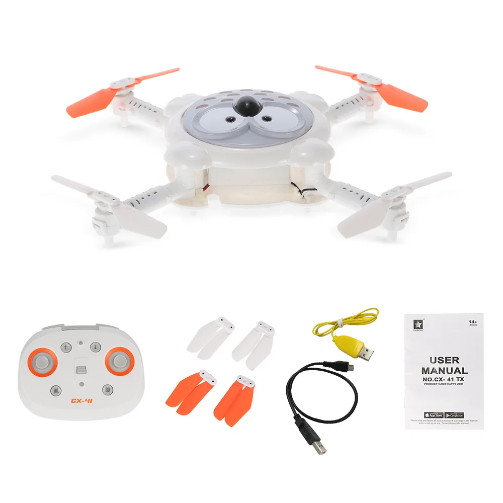 Cheerson CX-41 0.3MP Camera Selfie Drone Rabbit Owl Animal RC Quadcopter Wifi FPV Foldable Drone Altitude Hold Dron (19)