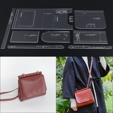 Женская сумка на одно плечо, дизайнерский шаблон, акриловая Прочная Версия, ручная кожаная сумка с узором, 18X15X7 см