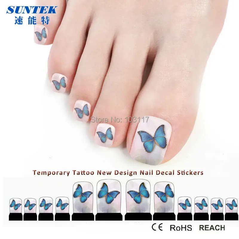 Nail waterproof Body Art Temporary Tattoos
