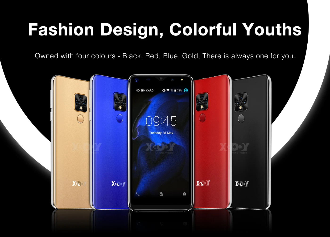 Xgody mate 20 мини мобильный телефон Android 9,0 2500 мАч мобильный телефон четырехъядерный 1 Гб+ 16 Гб 5,5 дюймов 18:9 экран Двойная камера 3g смартфон