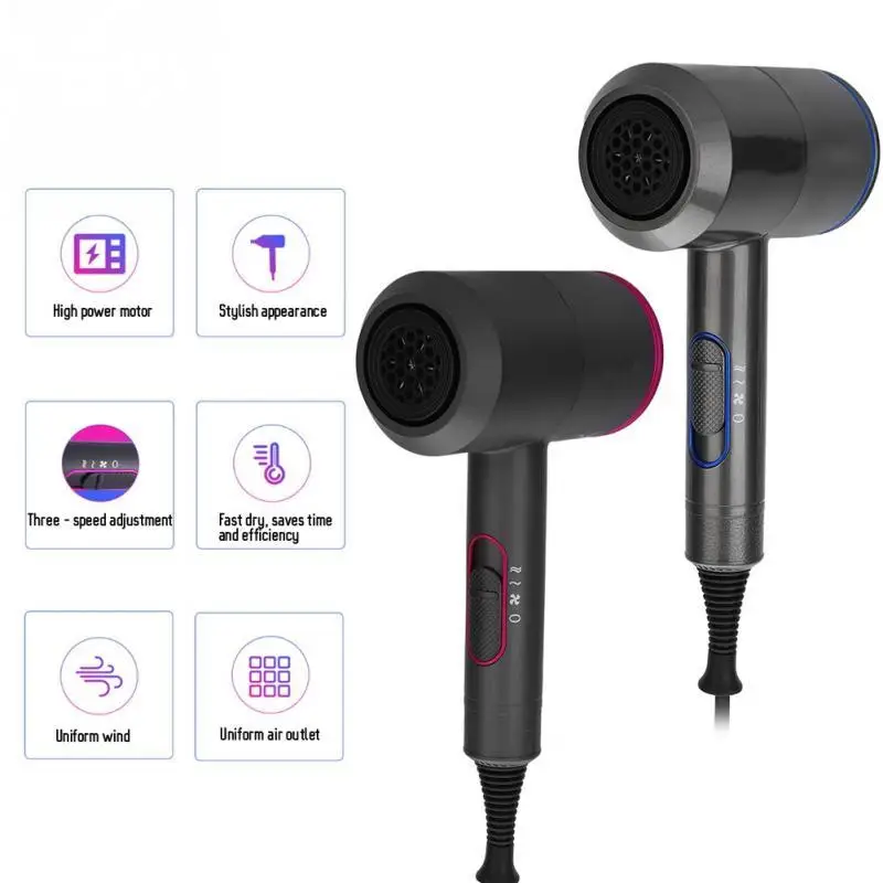

6 Types Powerful Constant Temperature Hair Dryer Low Noise Fast Styling Dryer Hairdryer Hair Styling