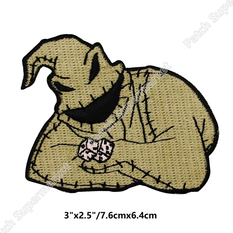 

Oogie Boogie Nightmare Before Christmas Character Craft tv series movie film Embroidery patches for clothing clothes accessories