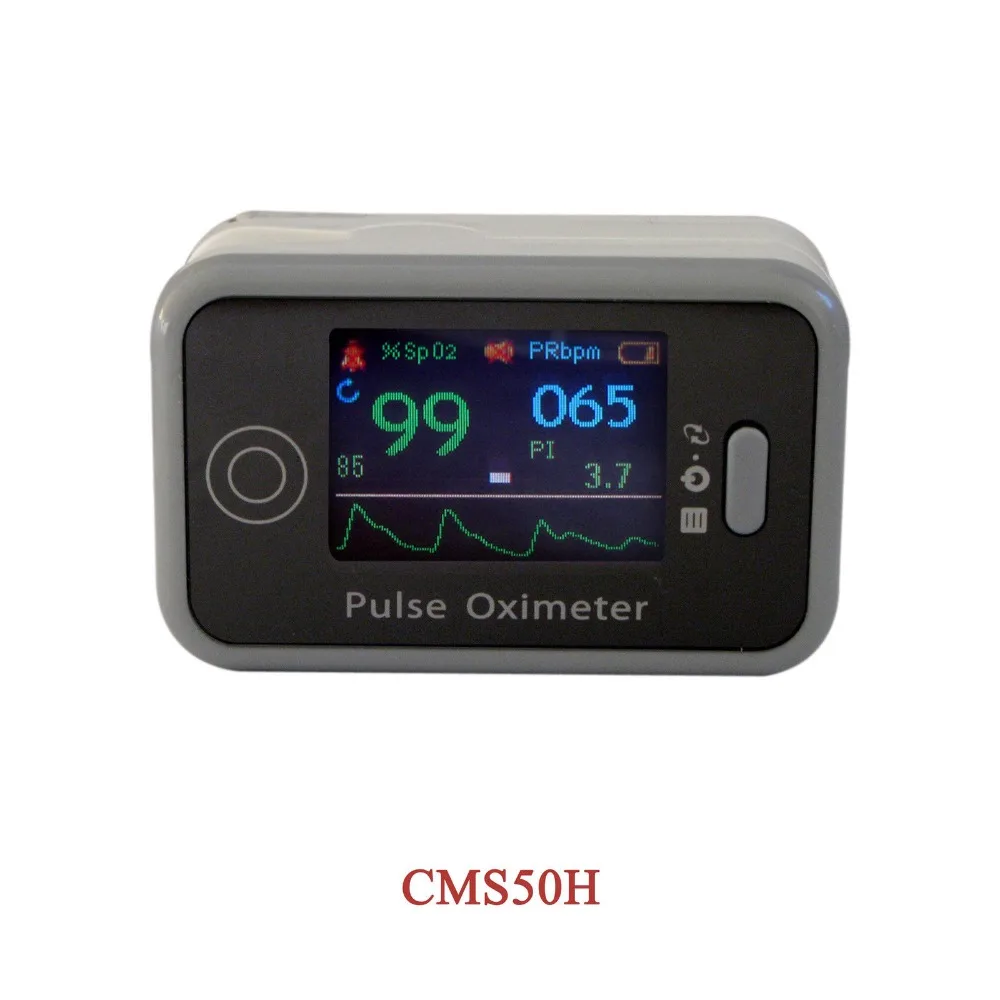 

pulse oximeter SpO2 value display CMS50H Blood Testing Equipments Finger Type Pulse Oximeter