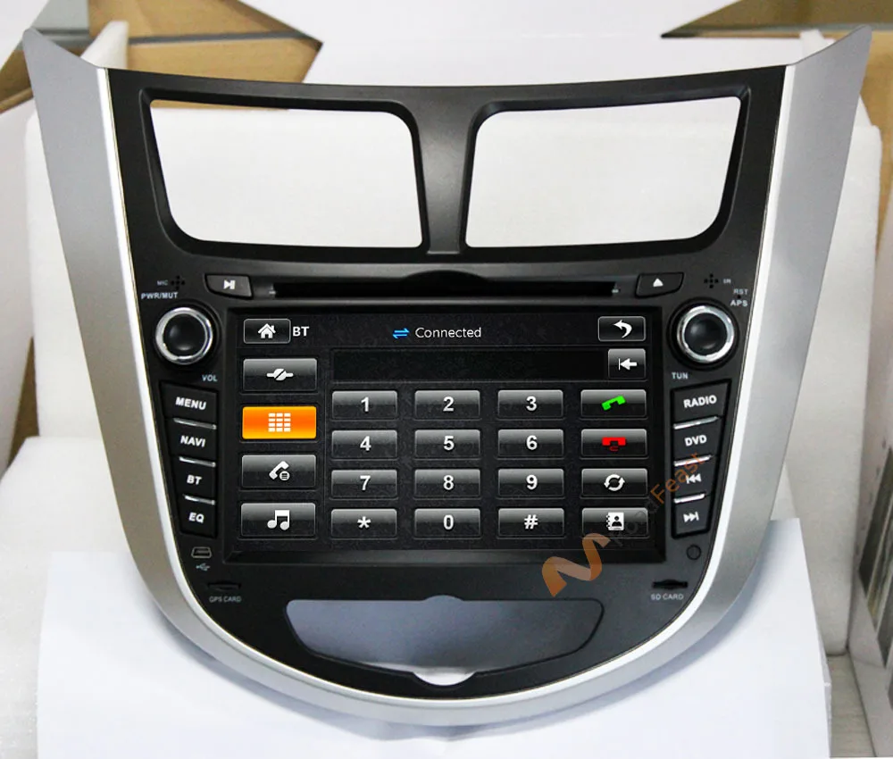 Car DVD for Hyundai Solaris-Verna-Accent 7