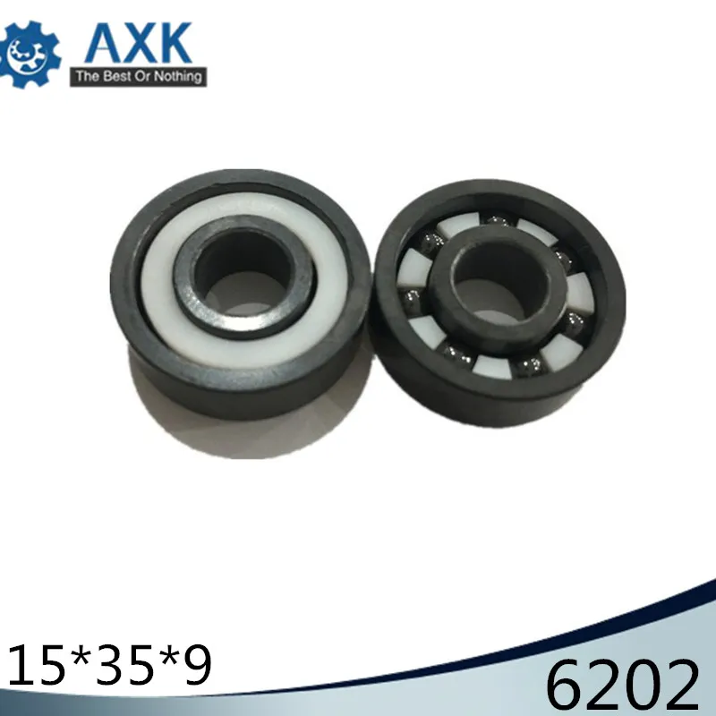 6202 Full Ceramic Bearing ( 1 PC ) 15*35*9 mm Si3N4 Material 6202CE All Silicon Nitride Ceramic Ball Bearings