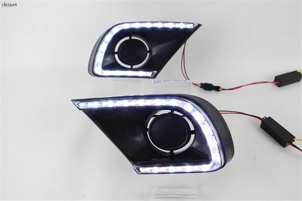 CSCSNL 1 Набор для Toyota INNOVA 2013 2014 2015 с t ходовой желтым сигналом DRL светодиодный дневный