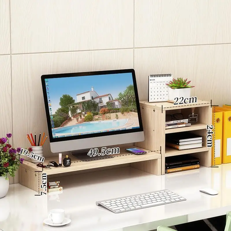 Decoracion, нордическая кухня, Etagere De range, Компьютерный дисплей, стойка для хранения, полка, органайзер, полки - Цвет: Version N