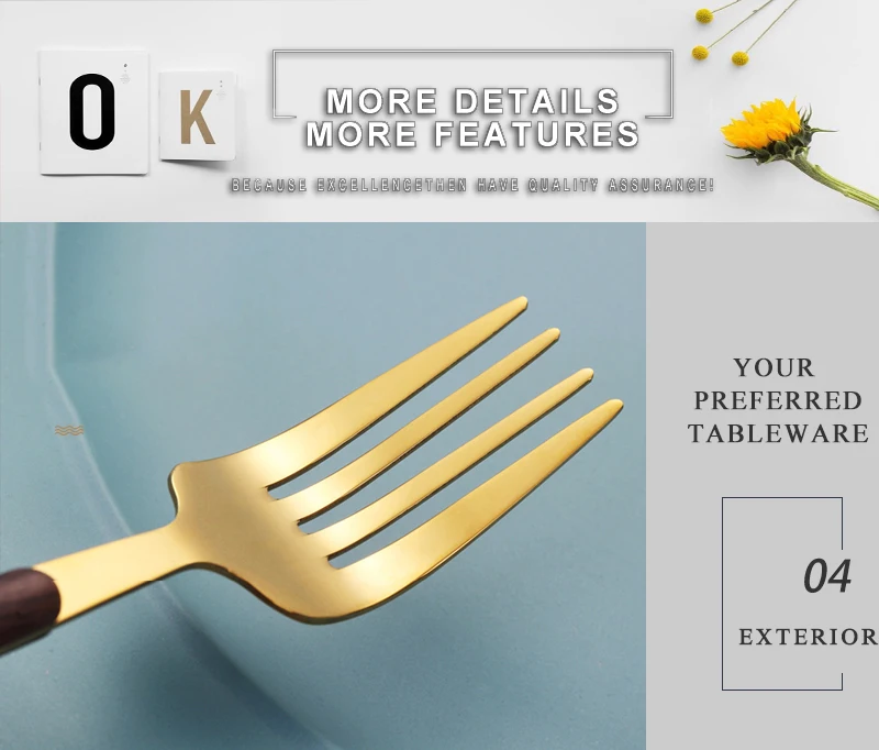 rose gold kitchen talher dourado (6)