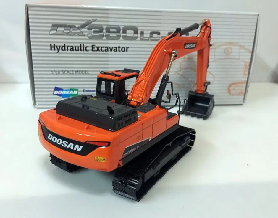 Редкая литая под давлением модель игрушки украшения 1:50 Doosan DX380LC-9C гидравлические Экскаватор строительная техника игрушка для коллекции, подарок