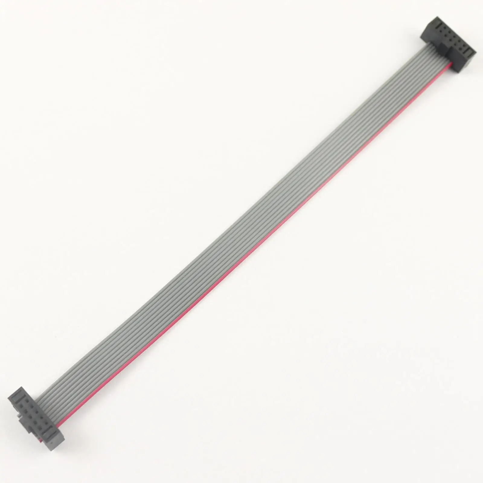 2Pcs 1.27mm Pitch 2x5 Pin 10 Pin 10 Wire IDC Flat Ribbon Cable Length 10CM