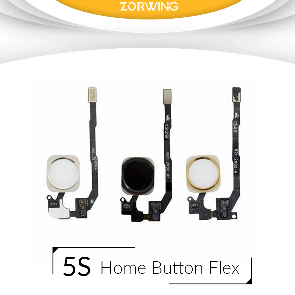 1 PCS For iPhone 5S home button complete Repair part white black gold