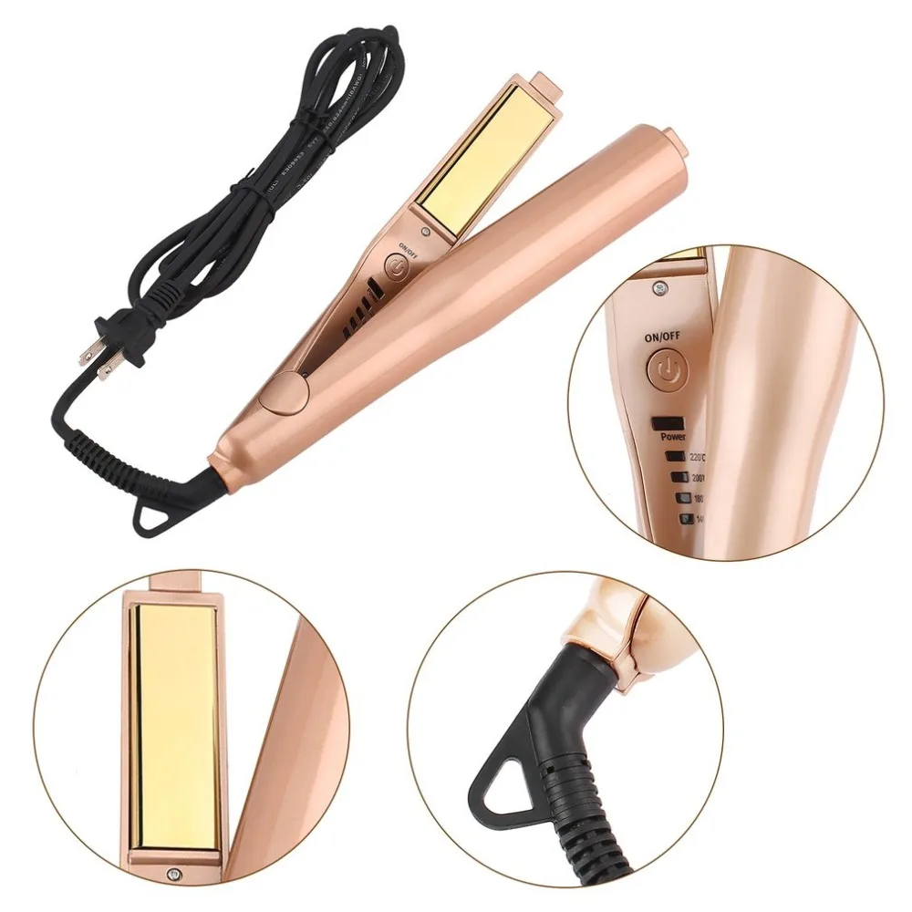 

CHJ 2 in 1 Hair Straightener Twist Hair Curling & Straightening Iron Hair Curler Wet & Dry Flat Iron Hair Styler