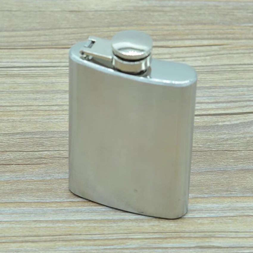 Delicate Stainless Steel vodka bottle Portable 3.5oz Mini Hip Flask