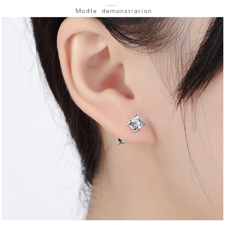 720square earring studs model