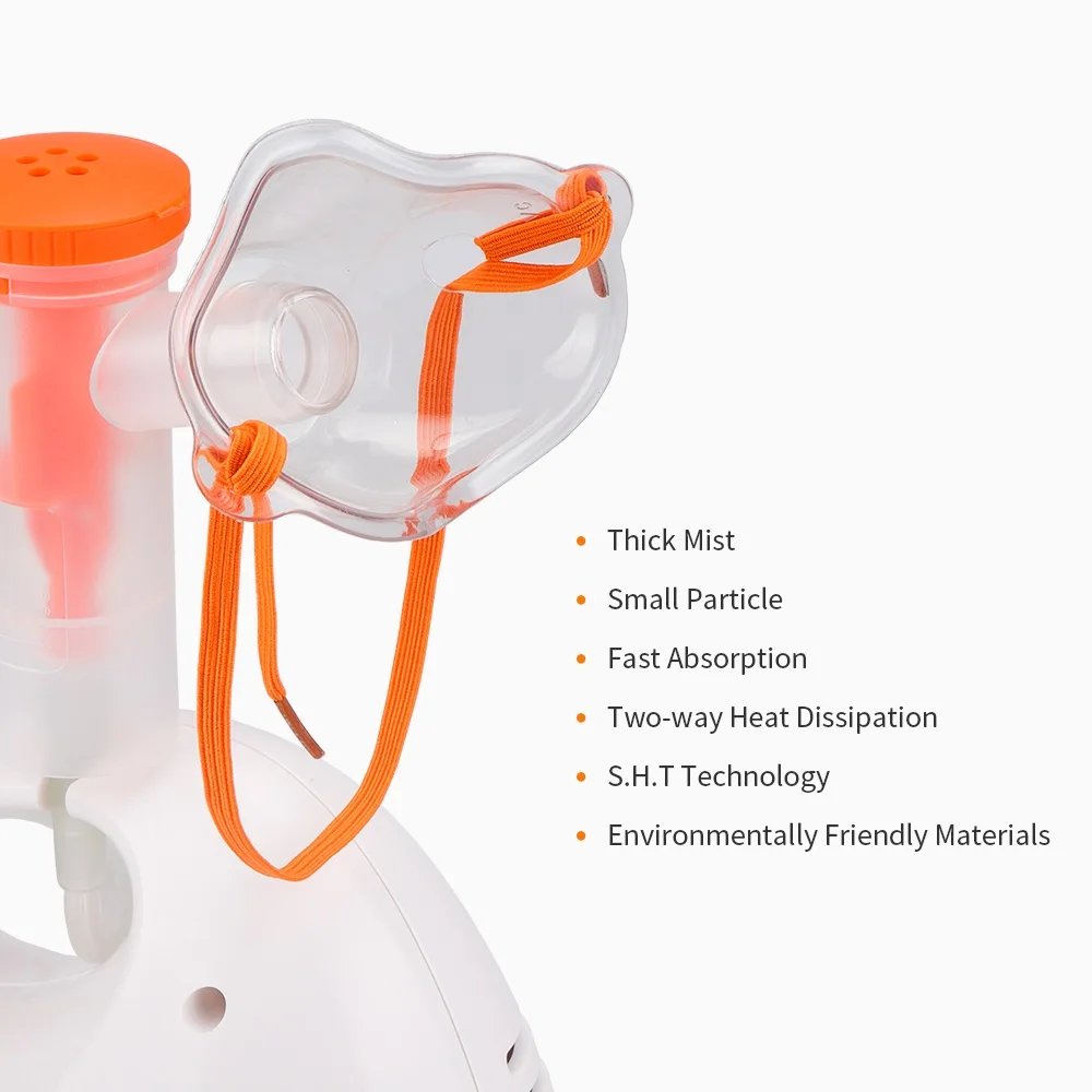 Семейный сжатый ингалятор для взрослых и детей, ингалятор для астмы, ингалятор, медицинский ручной автоматический аппарат для приготовления на пару