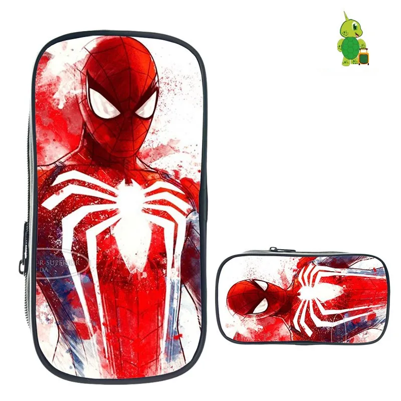 Spider Man Far From Home Pencil Case for Boys Girls Stationery Storage Bags Cosmetic Bag Kids School Supplies Makeup Bag