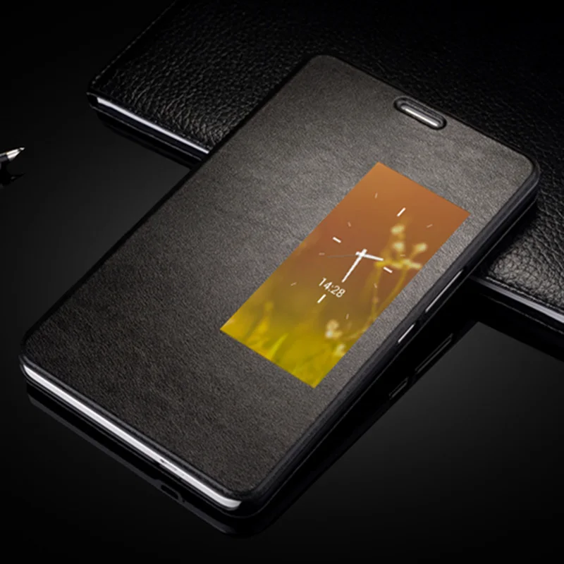 Умный флип-чехол для huawei honor X2 MediaPad X2, откидной Чехол из искусственной кожи, чехол с умным окном, 7,0 дюймов, чехол - Цвет: Black