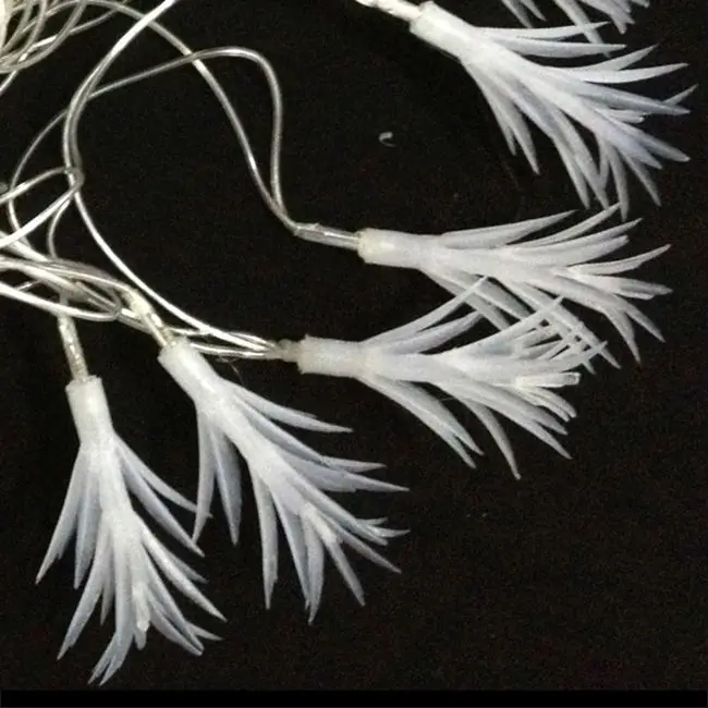 

AC110V~ 220V White pine needles RGB Led String Christmas Tree Flash Lights 4m/20leds for Holiday/Party/Home Decoration Lamp