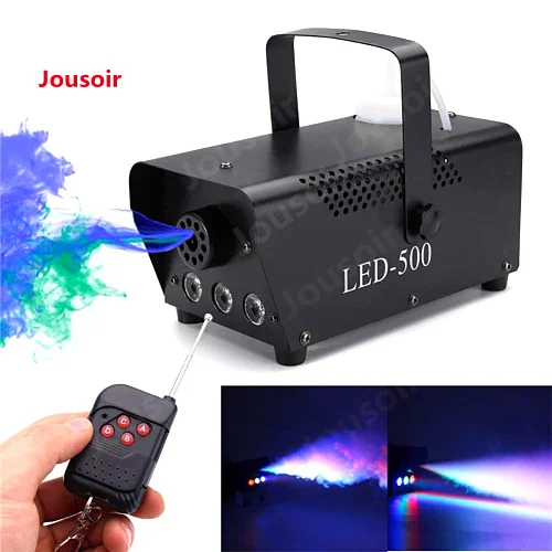 

500WLEDWireless MultipleColor Mist Maker/Smoke Machine/ Fogger/ Fog Machine With Remote Control DJ Disco Lights StageEffect CD15