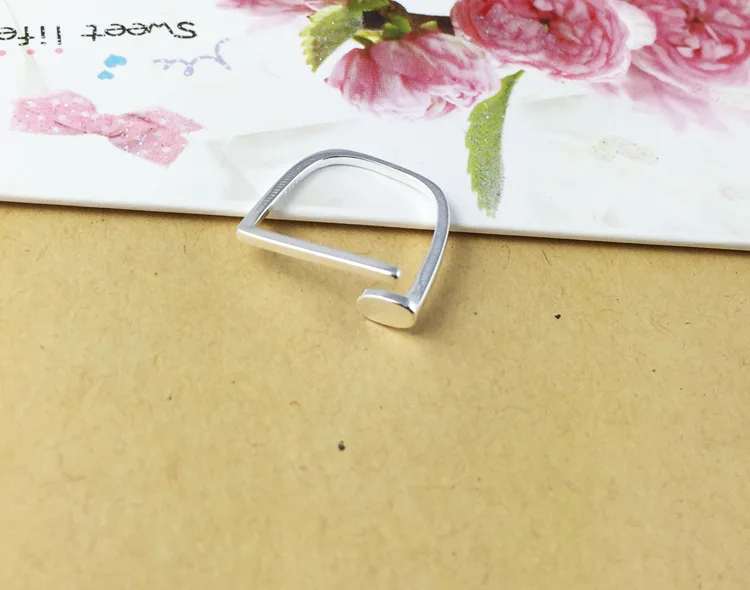 DIEERLAN, Новое поступление, настоящее 925 пробы, серебряные кольца для женщин, регулируемый размер, полое кольцо, модное, Стерлинговое Серебро-ювелирные изделия