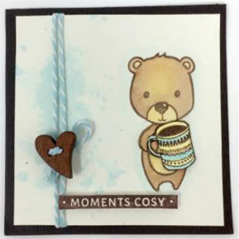 

YaMinSanNiO 1 Pcs/lot Metal Cutting Dies Scrapbooking For Card Making DIY Embossing Cuts New Craft Cartoon Bear Animals Elements