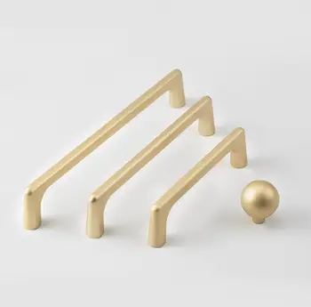 

Modern Cabinet Handles Pulls Brushed Nickel Gold Gun Black Drawer Knobs Pull Handles Kitchen Dresser Pulls Knob Handle Hardware
