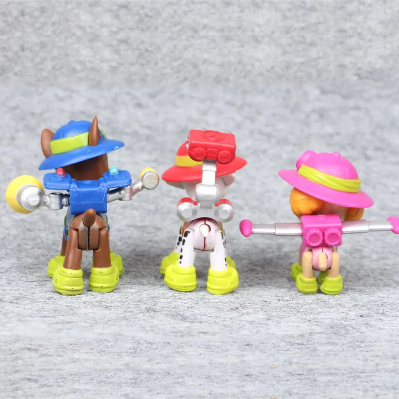 New Paw patrol puppy patrol dog Toy 6/set Action Figures Patrulla Canina juguetes Model Toy For Children Best Gifts