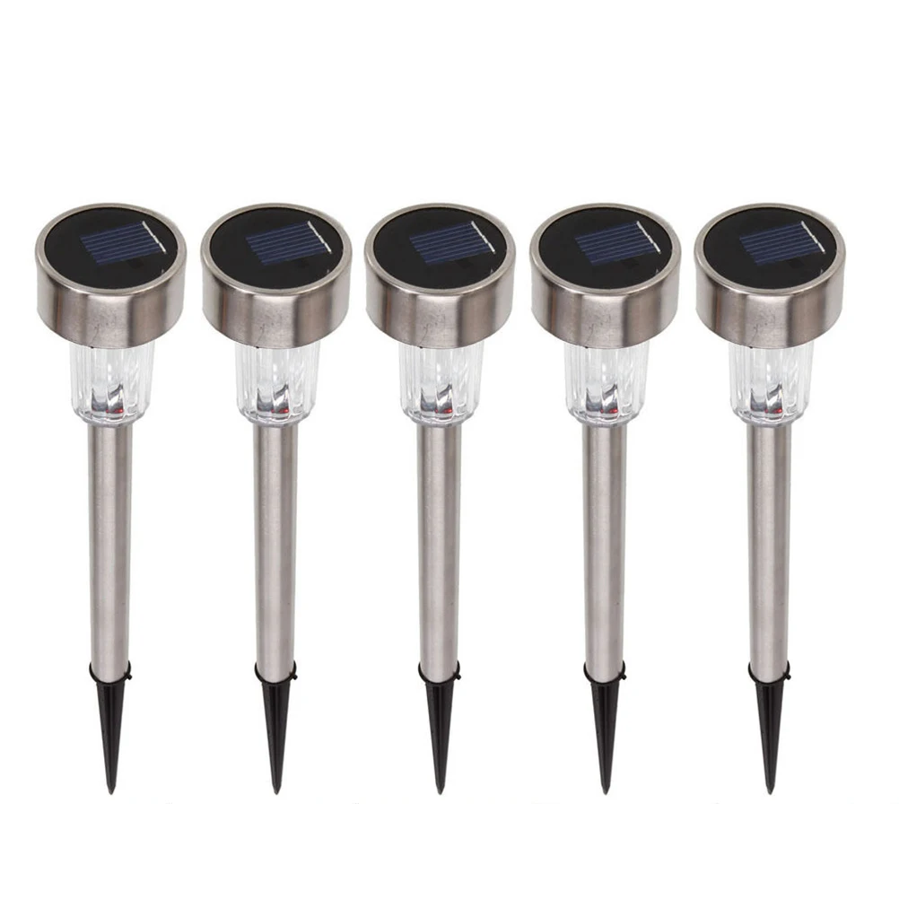 

1 Set Decorative Stainless Steel LED Solar Landscape Path Lights Garden Outdoor Lamp 38 * 5.5 * 5.5cm Hot Sale