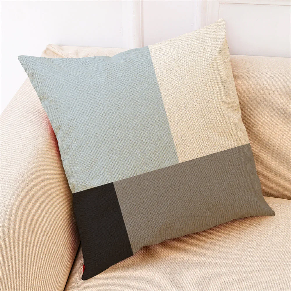 1 шт домашний декоративный чехол для подушки, полиэстер, декоративный чехол для подушки s, простые геометрические наволочки, покрытия для подушек kussensloop# J1 - Цвет: C