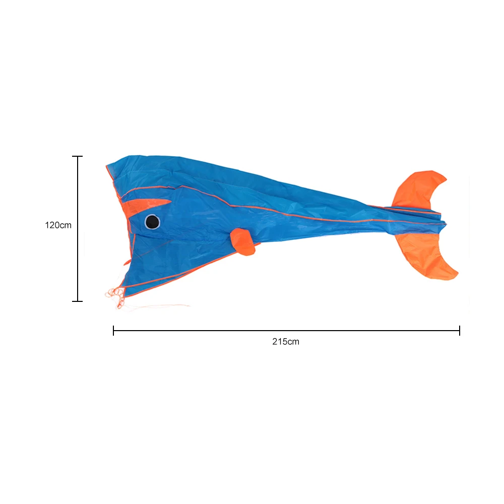 3D огромный мягкий парафолий большой Дельфин Синий воздушный змей+ 30 м ручка линии Спорт на открытом воздухе легко лететь бескаркасные Синий Спорт на открытом воздухе#56397