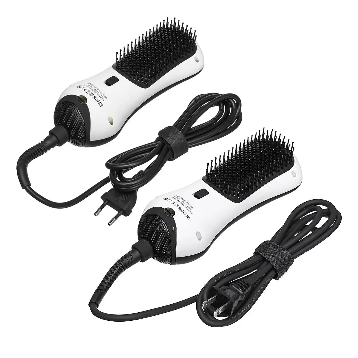 

2 in 1 Multifunctional Infrared Hair Dryer Volumizer Rotating Hot Hair Brush Curler Straightener Roller Styler Hair Dryer Brush