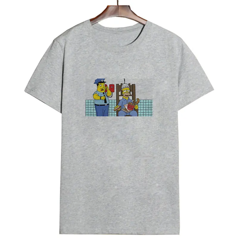Летняя женская модная футболка с принтом Orenthal James Simpson, астетическая Футболка Harajuku, женская футболка Camisetas Verano - Цвет: 5010-Gray