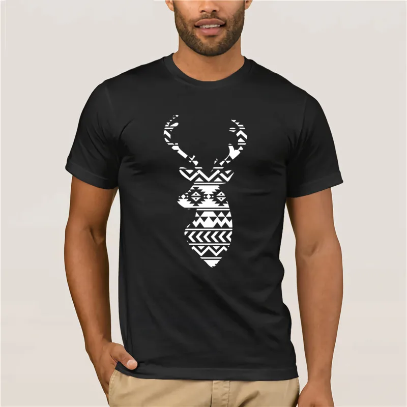 Горячая футболка в мире oh Deer T-Shirt (2) Merry Christmas t-shirt Fashion creative pattern T-Shirt