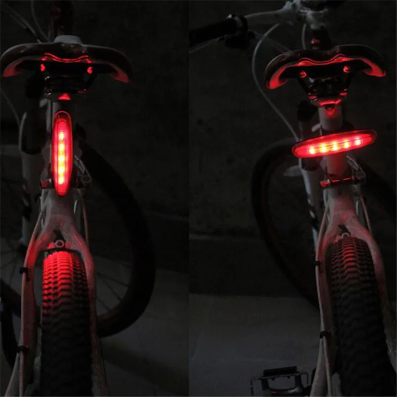 1pcs LED bike lights Universal Bike 5 LED bicycle taillights Signal Bicycle Lights Bicycle Accessories fahrrad licht #5S30 (4)