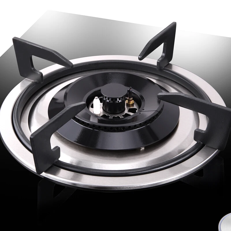  QB503 Gas Stove Natural Gas Liquefied Dual-stove Bulit-in Hobs Desk Type Embedded Dual-purpose Dome